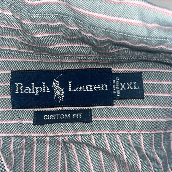 Ralph Lauren men’s striped Casual Button Down Shirt size XXL - Picture 4 of 6